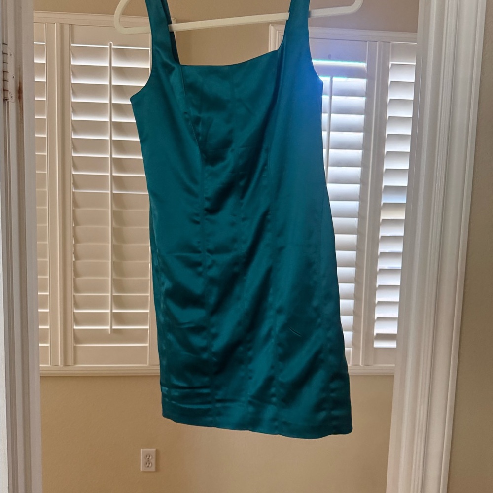Elegant Teal Dress